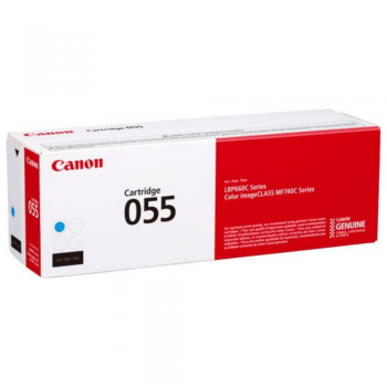 Картридж Cartridge 055 Cyan(2.1K) Canon