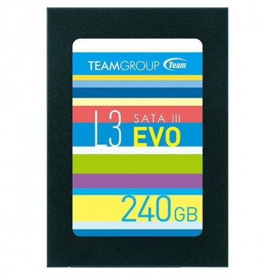 SSD 2.5" 240GB Team T253LE240GTC101, 530 МБ/сек, 470 МБ/сек, TLC 