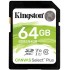 Карта пам'яті Карта пам'яті 64GB SDXC Canvas Select Plus 100R C10 UHS-I U1 SDS2/64GB Kingston (SDS2/64GB) Карта пам'яті Карта пам'яті 64GB SDXC Canvas Select Plus 100R C10 UHS-I U1 SDS2/64GB Kingston (SDS2/64GB)