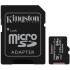 Карта пам'яті Kingston MicroSDXC 64GB UHS-I A1 (Class 10)+SD adapter (SDCS2/64GB)