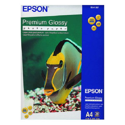 бумага Epson A4 255g Premium Glossy Photo Paper, 20л.