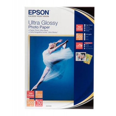 бумага Epson 10x15 300g  Ultra Glossy Photo Paper, 50л.