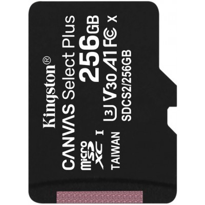 Карта пам'яті Kingston 256GB microSDXC class 10 UHS-I Canvas Select Plus (SDCS2/256GBSP)