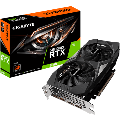 Вiдеокарта GIGABYTE GeForce RTX2060 6144Mb GV-N2060D6-6GD