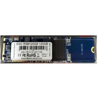 SSD M.2 2280 120GB AMD (R5M120G8) 3D TLC, SATA 6Gb/s, 544 Mb/s, 349 Mb/s