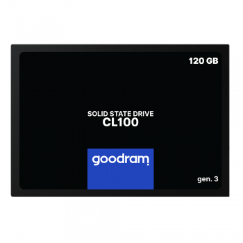 SSD 2.5" 120GB GOODRAM (SSDPR-CL100-120-G3)  500 Mb/s, 360 Mb/s