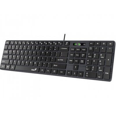 Клавіатура Genius SlimStar 126 USB Black Ukr (31310017407)