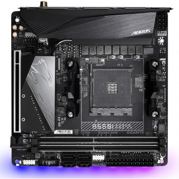 Материнська плата GIGABYTE B550I AORUS PRO AX