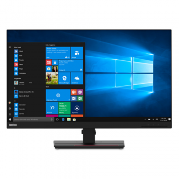 Монітор Lenovo ThinkVision T27q-20 WQHD ; Диагональ дисплея - 27", Тип матрицы - IPS, Максимальное разрешение экрана - 2560 х 1440, Соотношение сторон