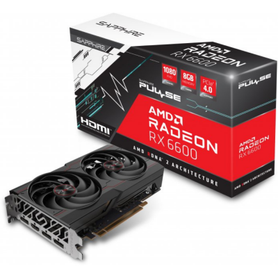 Відеокарта RX 6600 8G PULSE W/BP Sapphire (11310-01-20G)