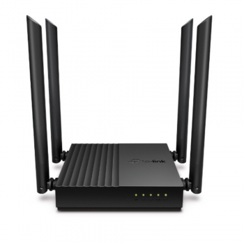 Роутер TP-Link Archer A64 AC1200 EasyMesh MU-MIMO 867 Мбіт/с на  5 ГГц.  400 Мбіт/с 2,4 ГГц  1000 Мбіт/с