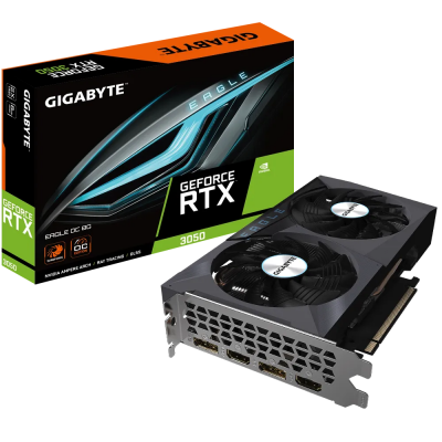 Відеокарта GeForce RTX3050 8Gb EAGLE OC GIGABYTE GV-N3050EAGLE OC-8GD