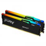 Пам'ять 32GB DDR5 5600MHz Fury Beast RGB 2x 16 KF556C40BBAK2-32 Kingston