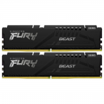 Пам'ять 64GB DDR5 5600MHz Fury Beast 2x32 KF556C40BBK2-64 Kingston
