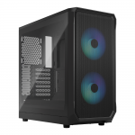 Корпус без БЖ Focus 2 чорний c заг. склом Focus 2 Black TG Clear Tint Fractal Design (FD-C-FOC2A-01)