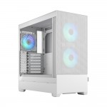 Корпус без БЖ Pop Air RGB білий c заг. склом Pop Air RGB White TG ClearTint Fractal Design (FD-C-POR1A-01)