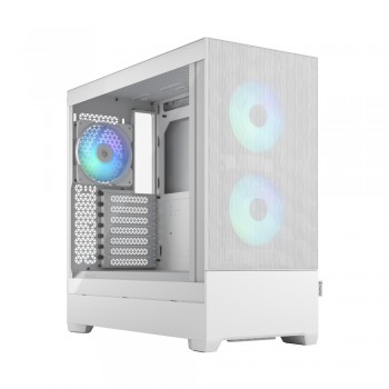 Корпус без БЖ Pop Air RGB білий c заг. склом Pop Air RGB White TG ClearTint Fractal Design (FD-C-POR1A-01)