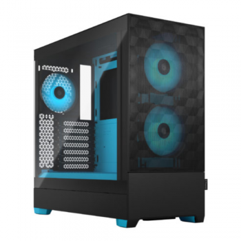 Корпус без БЖ Pop Air RGB блакитний c заг. скл ом Pop Air RGB Cyan Core TG Fractal Design (FD-C-POR1A-02)
