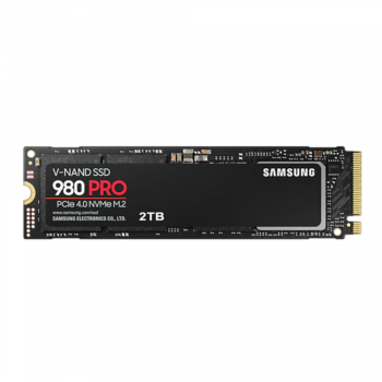 SSD M.2 2280 2TB Samsung MZ-V8P2T0BW Серія - 980 PRO, 2 TB, V-NAND 3bit MLC, M.2, PCI-E 4.0 (x4), Швидкість читання, макс. - 7000 Mb/s, Швидкість запису, макс. - 5000 Mb/s,