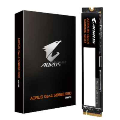SSD M2 500GB Gigabyte Aorus M.2 2280 PCIe NVMe 4.0 x4 3D TLC (AG450E500G-G)