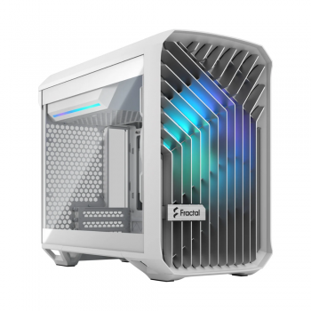 Корпус без БЖ Torrent Nano RGB Білий з заг. Ск лом Torrent Nano RGB White TG clea Fractal Design (FD-C-TOR1N-05)