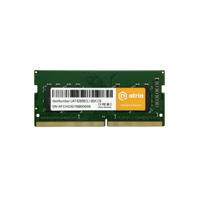 Пам'ять для ноутбука SoDIMM DDR4 8GB 2666 MHz ATRIA UAT42666CL19SK1/8