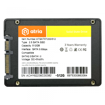 SSD 2.5" 512GB XT200 G2 SATA 3.0 ATSATXT200/512 ATRIA