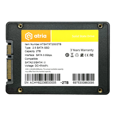 SSD 2.5" 2048GB XT200 G2 SATA 3.0 ATSATXT200/2048 ATRIA
