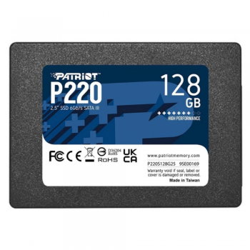 SSD 128GB Patriot P220 2.5" SATAIII TLC (P220S128G25)