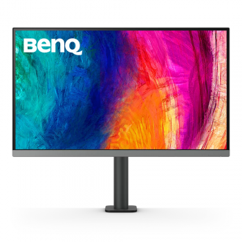 Монітор 27" BenQ PD2706UA, 4K UHD, IPS, 99% sRGB, HDR10, HDMI, DP, USB-C, USB-hub, HAS, колонки
