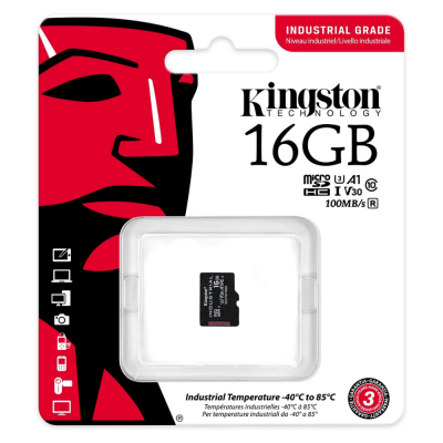 Карта пам'яті 16GB microSDHC class 10 UHS-I V30 A1 Kingston (SDCIT2/16GBSP)