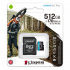 Карта пам'яті Kingston 512GB microSDXC class 10 UHS-I U3 A2 Canvas Go Plus (SDCG3/512GB)