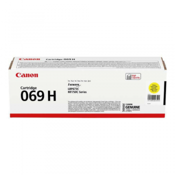 Картридж Canon 069H Yellow(5.5K) (5095C002AA)