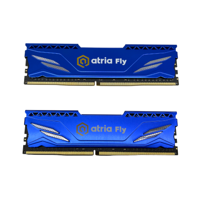 Пам'ять ATRIA 32Gb DDR4 3600MHz Atria Fly Blue (2x16) UAT43600CL18BLK2/32