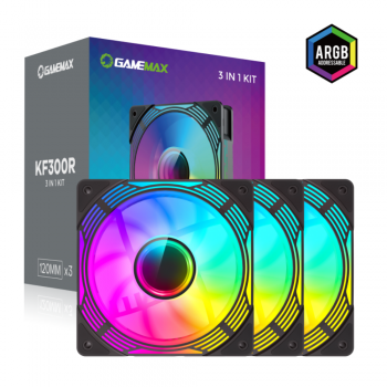 Вентилятор GAMEMAX KF300R BK