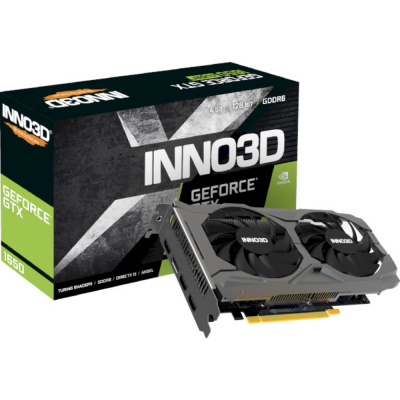 Відеокарта GeForce GTX1650 Inno3D Twin X2 OC V3, 4GB GDDR6 128bit (N16502-04D6X-171330N)