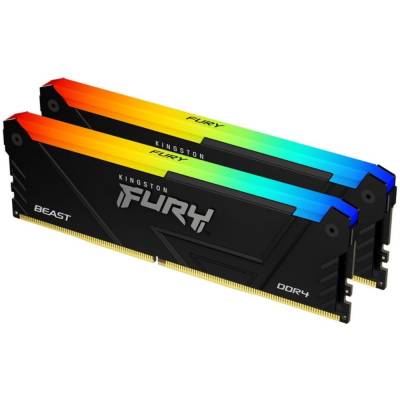 Пам'ять Kingston 64Gb DDR4 3600MHz Fury Beast RGB 2x 32 KF436C18BB2AK2/64