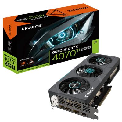 Відеокарта GeForce RTX4070Ti SUPER 16Gb EAGLE OC GigaByte GV-N407TSEAGLE OC-16GD