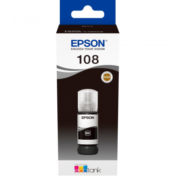 Контейнер з чорнилом Epson 108 EcoTank L8050/L18050 black (C13T09C14A)