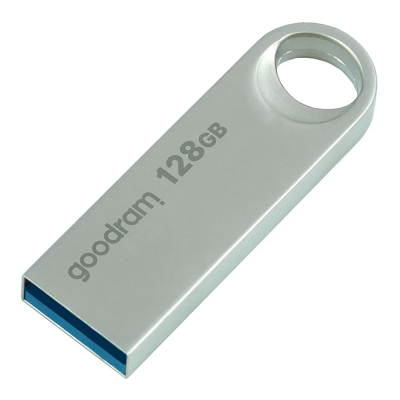 флеш USB GoodRAM 128GB UNO3 SILVER Metal 60R/20W USB 3 .2 Gen 1 UNO3-1280S0R11