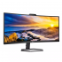 Монітор 34" Philips 34E1C5600HE, WQHD, VA, sRGB 123,24%, 100Гц, 1мс, HDMI, DP, USB-C, webcam, HAS, кол