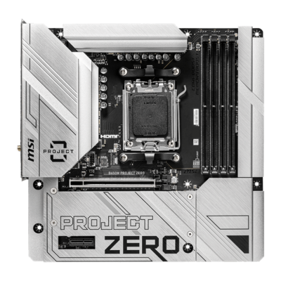Материнська плата MSI B650M PROJECT ZERO , AMD Socket AM5