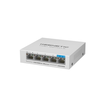 Комутатор KEENETIC Keenetic PoE+Switch5 (KN-4610) KN-4610