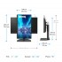 Монітор 27" BenQ SW272Q, 2K IPS, 2хHDMI, DP, USB-C, HAS, USB-hub, MCR, Pivot, сірий