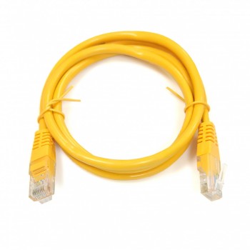 Патч-корд UTP 0.5м KINGDA (KD-PAUT3050YL)