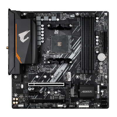 Материнська плата GigaByte B550M AORUS ELITE AX