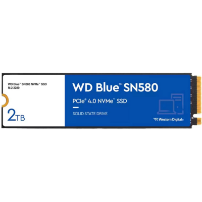 SSD M.2 NVMe 2TB WD Blue SN580 SanDisk 3D TLC 4150/4150 MB/s ( WDS200T3B0E )