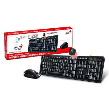 Комплект (клавіатура, миша) Genius KM-8200 Wireless UA Black (31340003428)