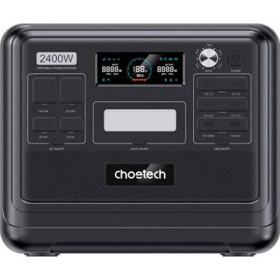 Мобільна зарядна станція Choetech 2400W Bidirecti onal charging power station Choetech 2400W Powerstation