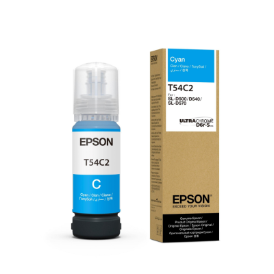 Контейнер з чорнилом Epson T54C Cyan 70ml SURELAB SL-D500 (C13T54C220)